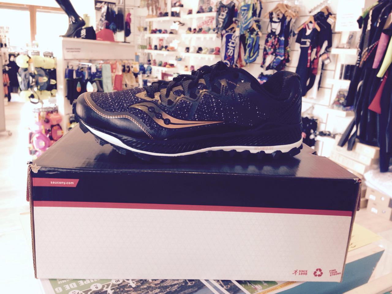 test chaussure trail saucony